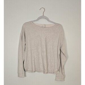 Nic+Zoe Sparkle Sweater Keyhole Sz M Holiday Timeless Office Feminine Teacher